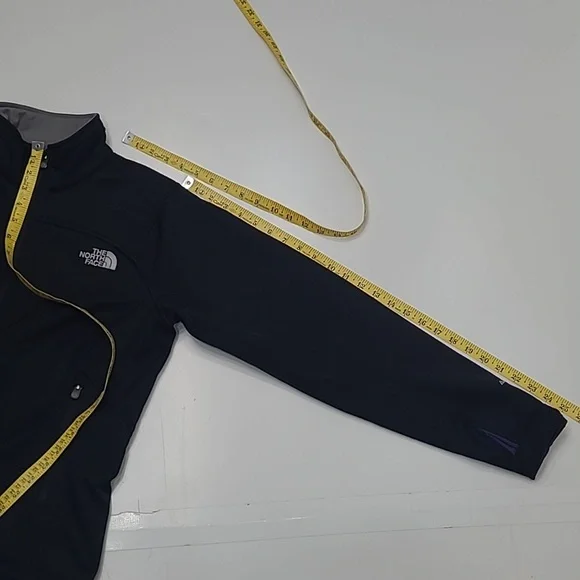 The North Face Apex Full Zip Jacket Pockets Brand Logo Water Wind Resistant Coat - Picture 10 of 17